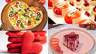 Heart-shaped pizzas to rooftop romance