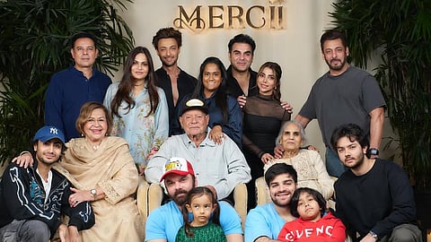 Salman Khan with his family 