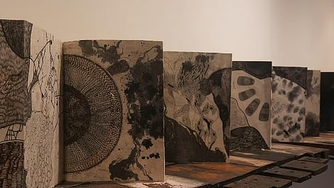 Works on show at the exhibition