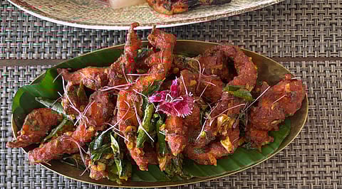 Dishes at the restaurant 