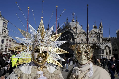 Venice Carnival opens with eco-friendly confetti and a Casanova tribute