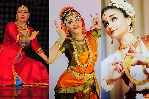 (L-R) Eleonora Petrova; Rajashree Holla; Elina Komarova