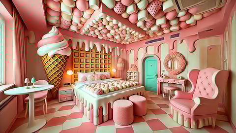 An imagination of Museum of Ice Cream, Las Vegas