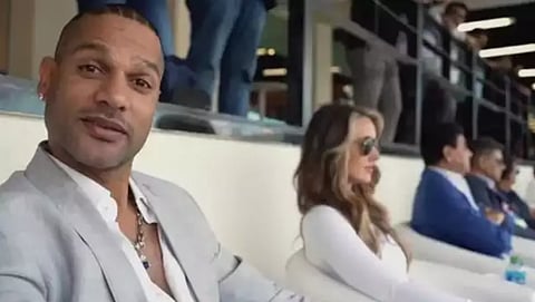 Netizens are curious about Shikhar Dhawan’s date Sophie Shine.