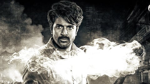 Sivakarthikeyan in a poster of Parasakthi