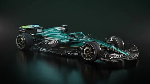 Aston Martin Aramco Formula One car