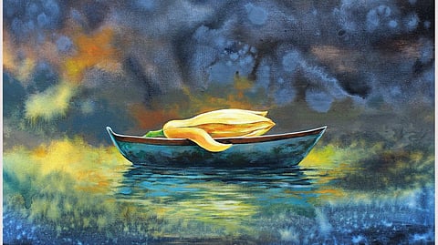 Kala for Vidya by the Rotary
Club boasts artworks of renowned artists, all narrating stories of nature