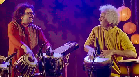 Taufiq Qureshi and Bickram Ghosh 