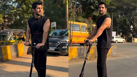 Aditya is often spotted zipping around Andheri on his e-bike