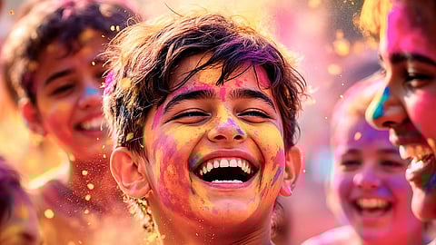Make a splash with a skin-friendly Holi