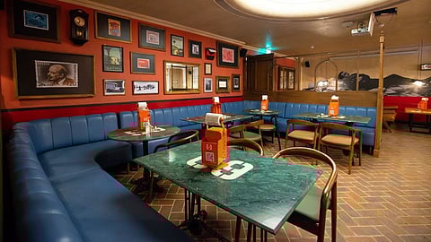 Glimpses from the interior of the cafe-bar