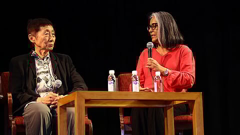 (L-R) Cinematographer Akiko Ashizawa and film editor Jabeen Merchant at AWFF 2025