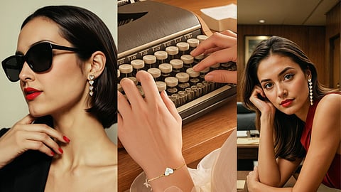 This dainty accessory edit draws from the classic game of cards 