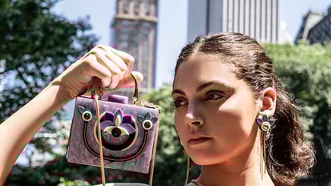 Designer Yashvi Vanani’s latest range of accessories is full of woven textures and bold colours