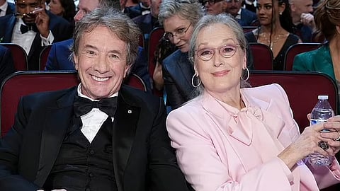 Meryl Streep confirms 'dating' Martin Short and have been together for 'over a year'