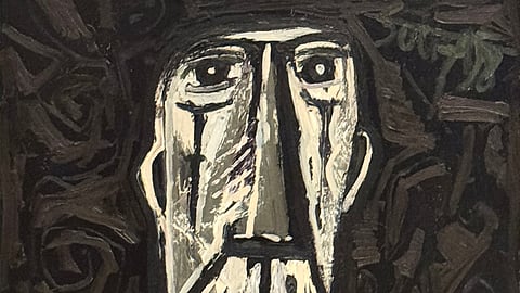 Head of a Man, 1958 by Francis Newton Souza 
