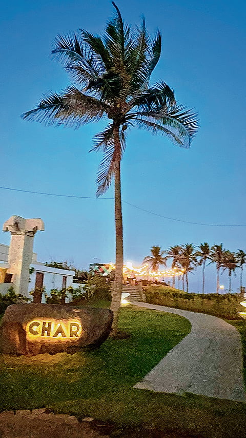 The beautiful entrance