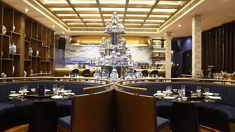 Interiors of the diner 