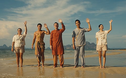 A scene from the White Lotus 