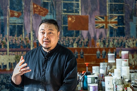 Hong Kong painter draws inspiration from city's recent history in works at Art Basel