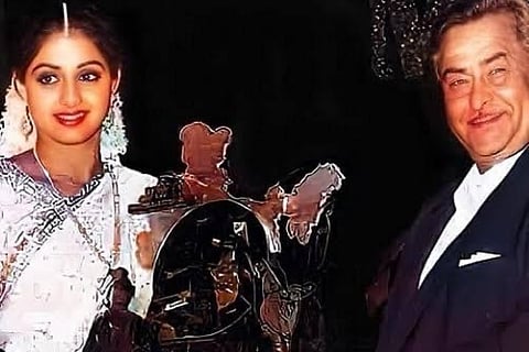 Boney Kapoor's emotional throwback recollects Sridevi and Raj Kapoor's interaction during a 'Mr. India' event