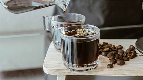 NASA astronaut makes zero-gravity cup to have coffee in space