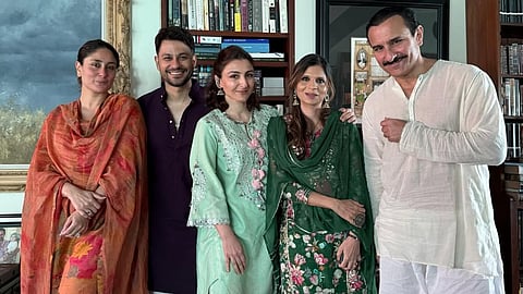 The Pataudis pose together for Eid