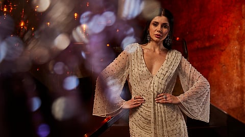 A shimmery piece from ‘Aqua Aurora’