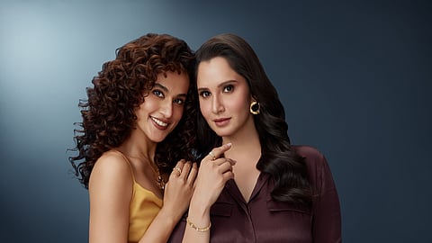 Taapsee Pannu and Sania Mirza