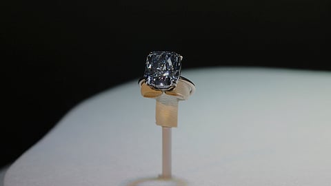 Apart from the blue Emirates diamond, which are the other rare diamonds?