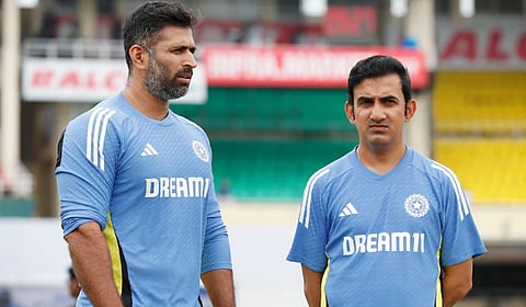 BCCI has made some major changes to Team India's coaching staff (in picture Abhishek Nayar and Gautam Gambhir)