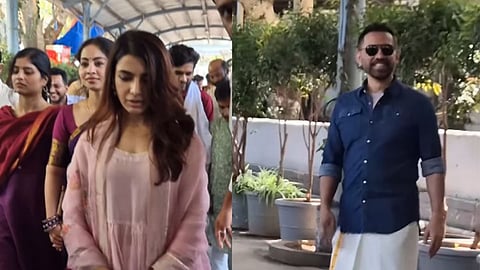 Samantha Ruth Prabhu (L); Raj Nidimoru (R) 