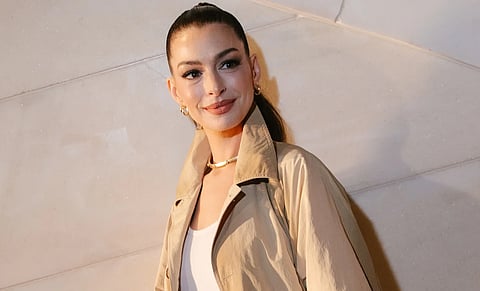 Anne Hathaway at a recent Ralph Lauren show in New York