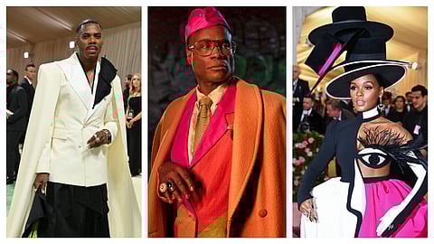 Colman Domingo at the 2024 Met Gala, Billy Porter in Pose and Janelle Monáe at the 2019 Met Gala