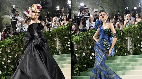 Zendaya sporting two looks in Met Gala 2024
