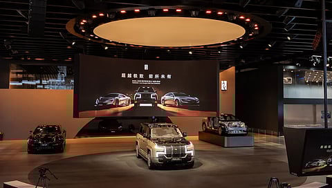 The display at Auto Shanghai 2025