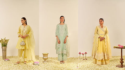 Sheetal Batra’s latest collection is replete with floral patterns