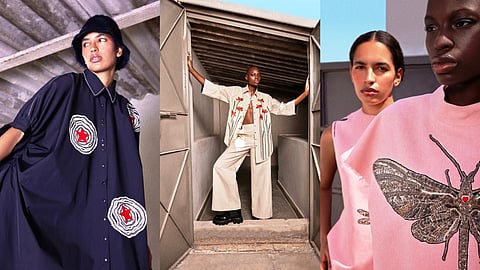 Models pose in editorial shots for Shahin Mannan’s Rua