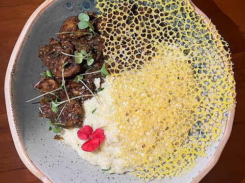 Pongal Risotto, Pepper Mushroom