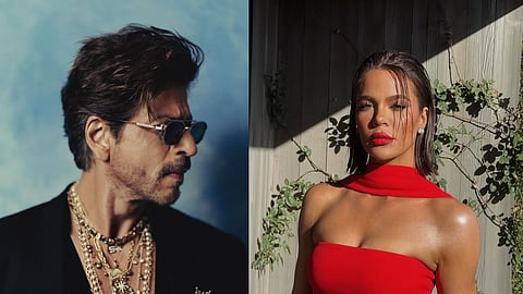 Shah Rukh Khan (L); Khloe Kardashian (R)