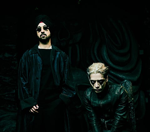 Diljit Dosanjh and  Jackson Wang in ‘BUCK’