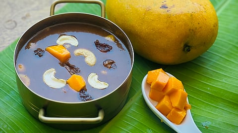 Try recipe of Mambazha Pradhaman recipe this mango season