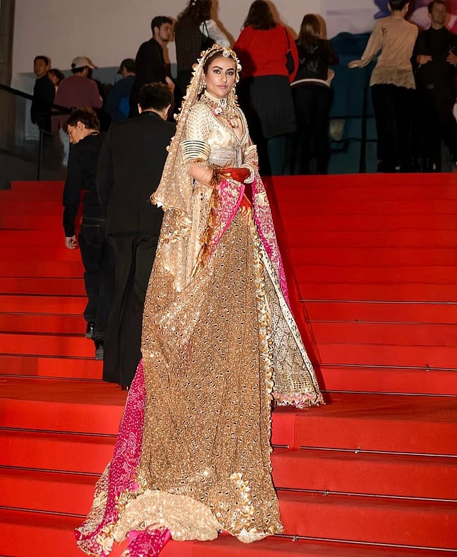 slim fit dress slacks Gold Art Silk Brocade Modi Jacket