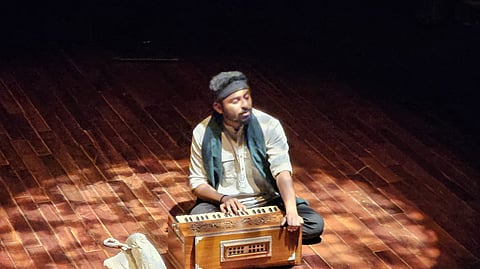 Actor Nawaz in action