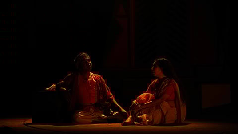 Chaiti Ghoshal stages her debut directorial venture, Raktakarabi, and plays Nandini