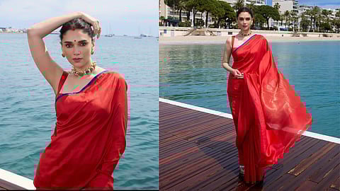 Cannes 2025 : Raw Mango’s ‘Sultanah’ saree worn by Aditi Rao Hydari is the season’s must-have