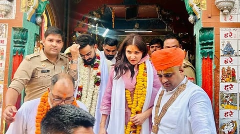 Anushka Sharma and Virat Kohli offer prayers at Ayodhya’s Hanuman Garhi Temple