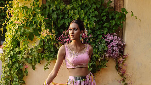 This new collection is inspired by the strength in the blooming of a flower