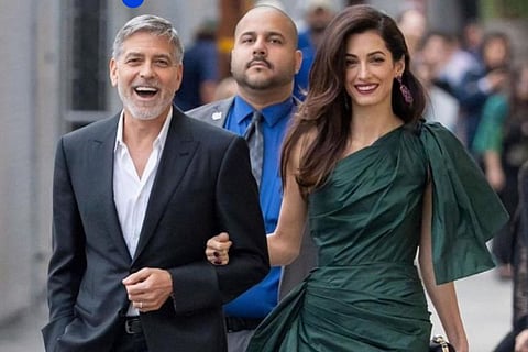 Amal Clooney and George Clooney