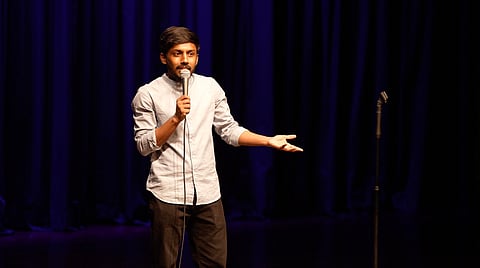 Gokul Kumar on stage